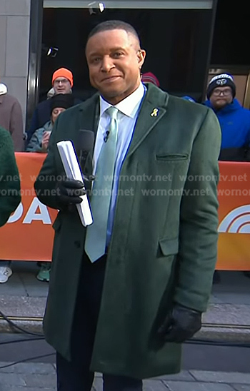 Craig's green coat on Today