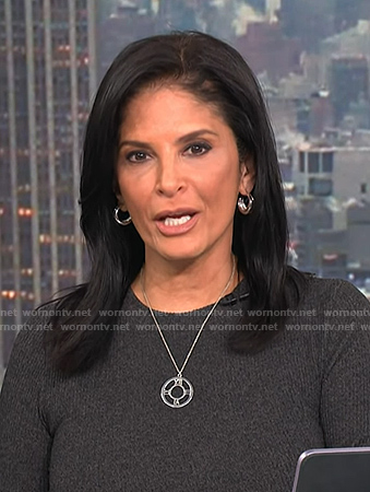 Darlene's silver pendant neckalce on Today