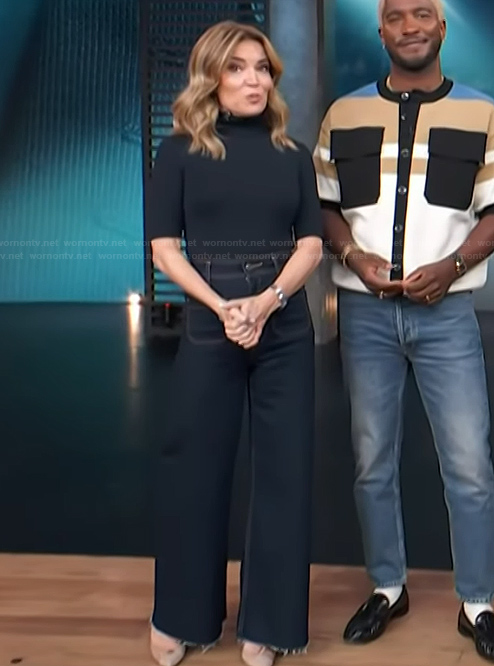 Kit's denim jeans on Access Hollywood
