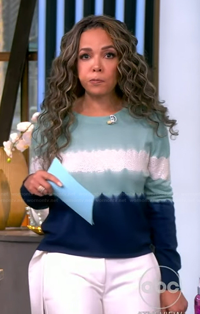Sunny's tie dye sweater on The View