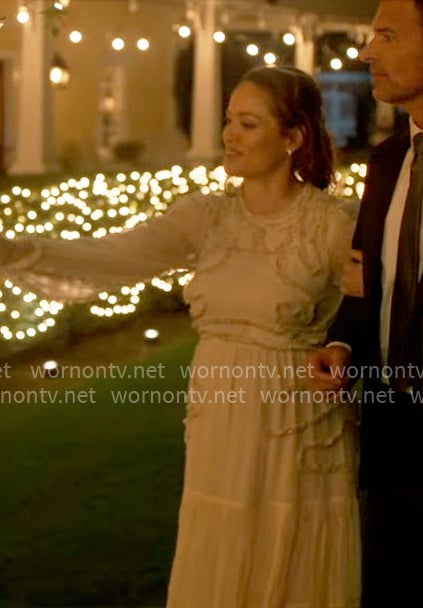 Angie's wedding dress on Will Trent