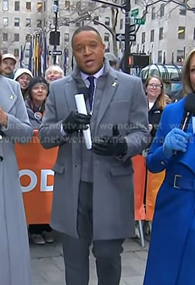 Craig's grey coat on Today
