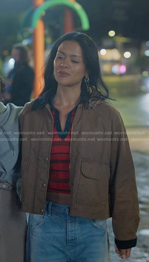 Grace's brown jacket on The Lincoln Lawyer