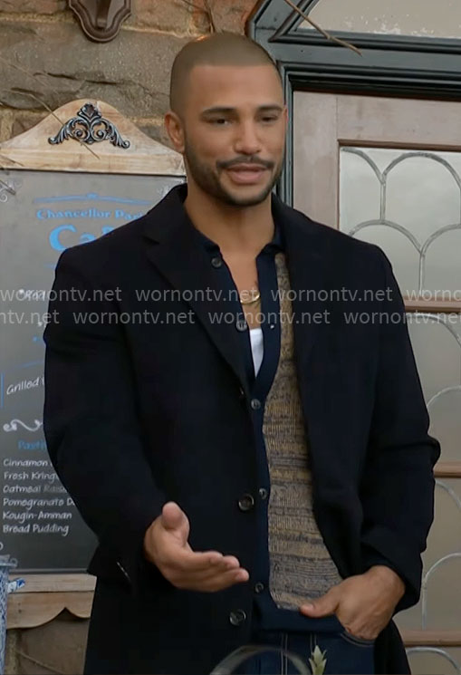 Holden's cardigan on The Young and the Restless