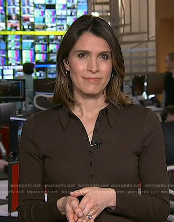 Molly's brown polo dress on Today