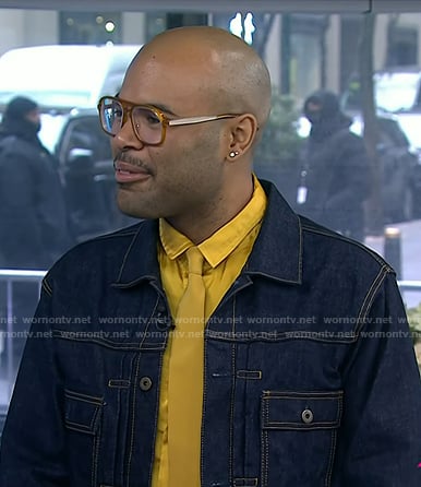 Will Coleman's denim jacket on Today