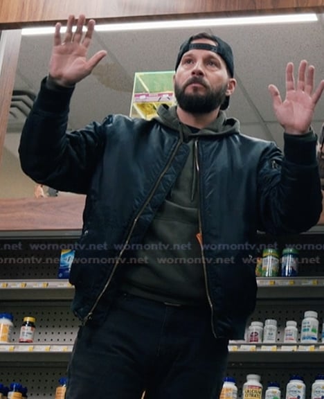 Cal's black bomber jacket on Marshals