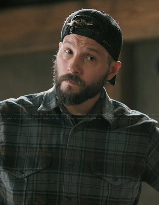 Cal's plaid shirt on Marshals