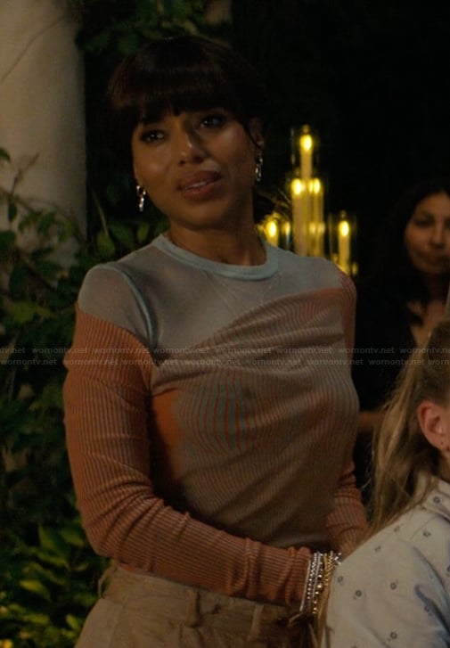 Eleanor's printed drape bodysuit on Imperfect Women