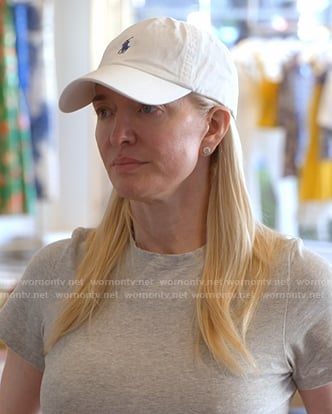 Erika's white ball cap on The Real Housewives of Beverly Hills