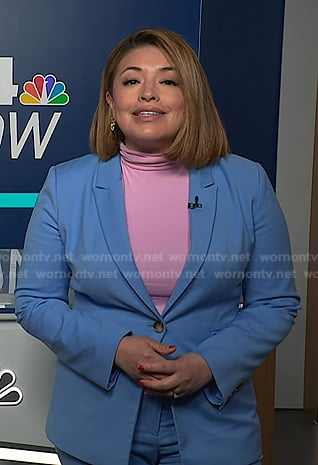 Gilma's blue blazer on NBC News Daily