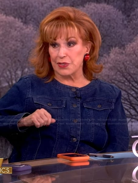 Joy's denim jacket on The View