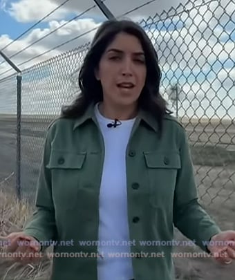 Liz's green jacket on Today