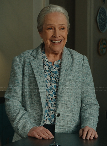 Madeline's blue tweed blazer on Matlock