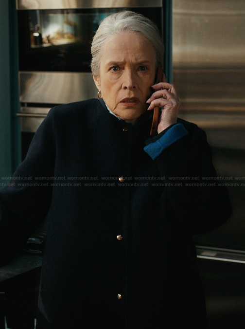 Madeline's navy coat on Matlock