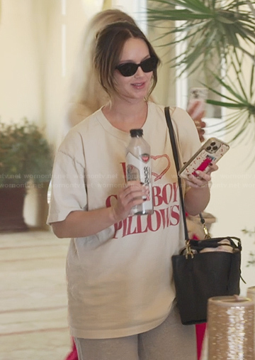 Mikayla's Cowboy Pillows tee on The Secret Lives of Mormon Wives