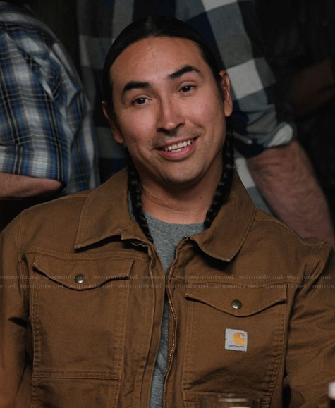 Miles's brown canvas jacket on Marshals