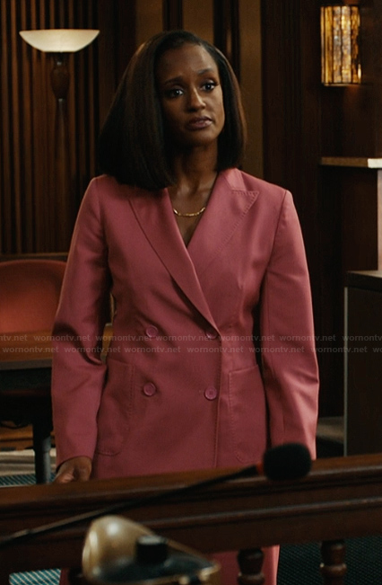 Olympia's pink blazer on Matlock