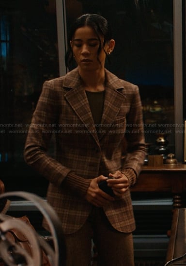 Sarah's plaid blazer on Matlock