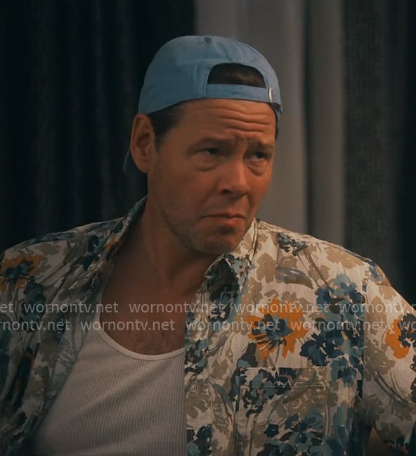 Benny's floral shirt on Running Point