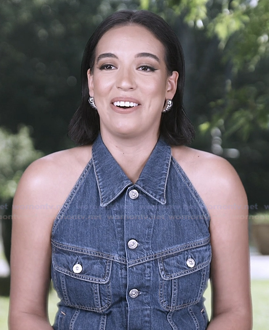 Danielle's denim confessional top on Summer House