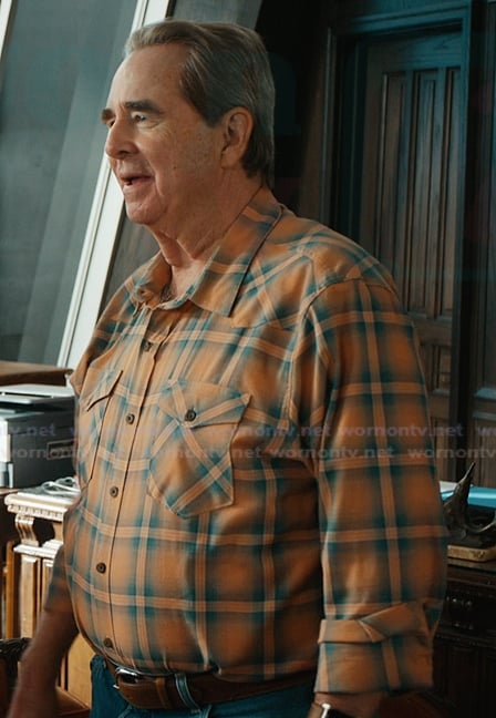 Howard's plaid shirt on Matlock