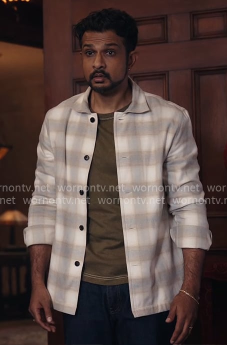 Jay's checked shirt on Ghosts