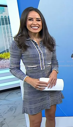 Kaylee's striped polo dress on Today