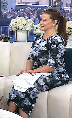 Lo Bosworth's floral mesh top and skirt on Today