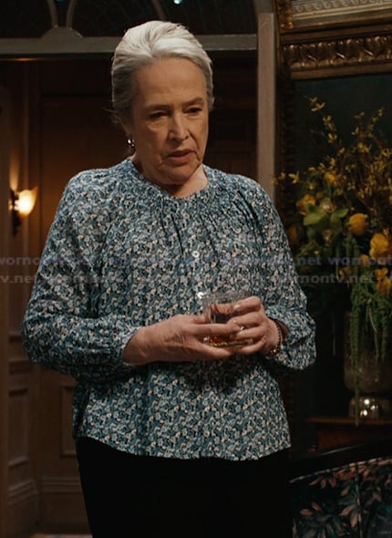 Madeline's floral blouse on Matlock
