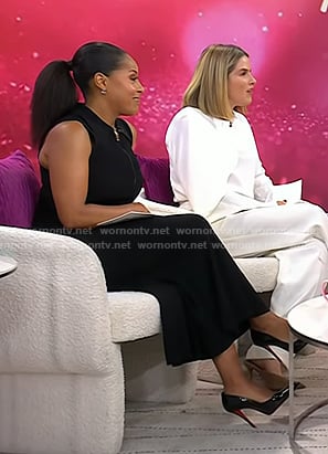 Sheinelle's black heel pumps on Today