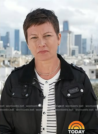 Stephanie's black jacket on Today