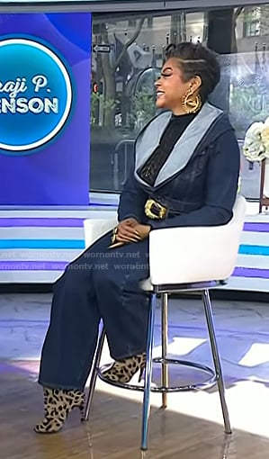 Taraji P Henson's denim jacket and jeans on Today