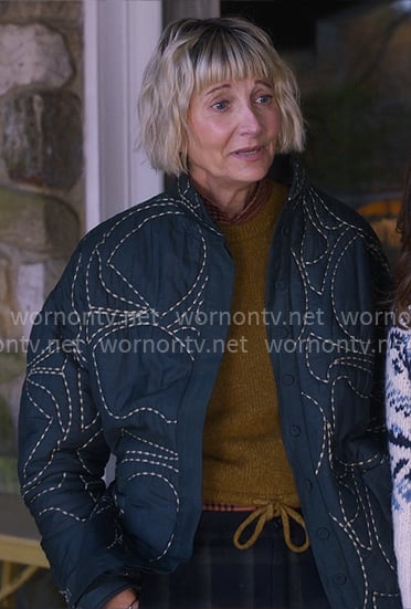Anne's embroidered jacket on The Four Seasons