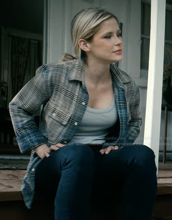 Annie's plaid ombre shirt on The Boys