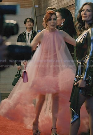 Elsbeth's pink ruffled tulle dress on Elsbeth