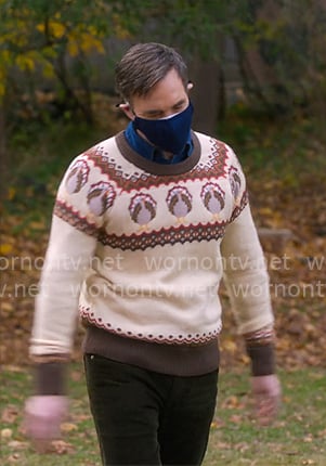 Jack's Thanksgiving sweater on The Four Seasons