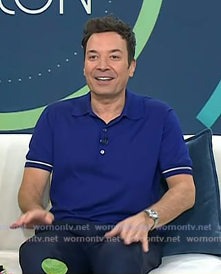 Jimmy Fallon's blue polo on Today