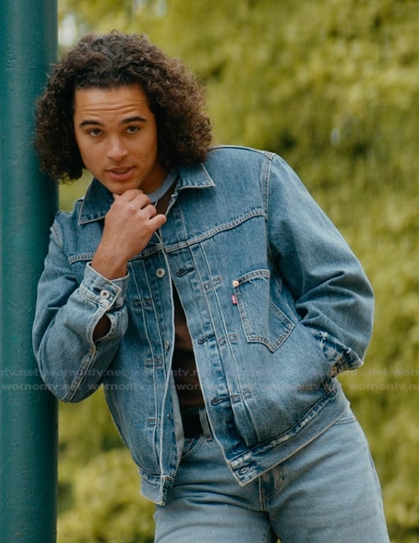 John's denim jacket on Off Campus