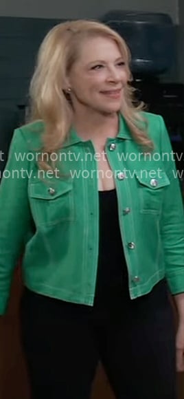 Liesl's green jacket on General Hospital