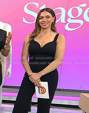 Melissa's black camisole on Today