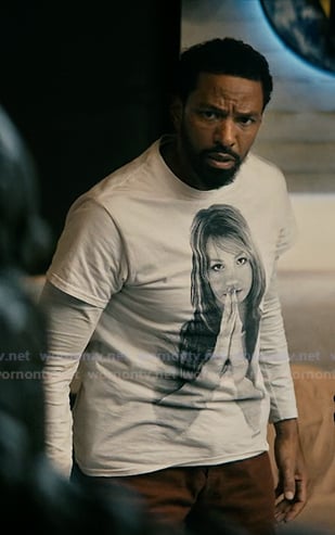 Mother's Milk's Britney Spears portrait tee on The Boys