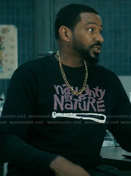 Mother's Milk's Naughty by Nature tee on The Boys