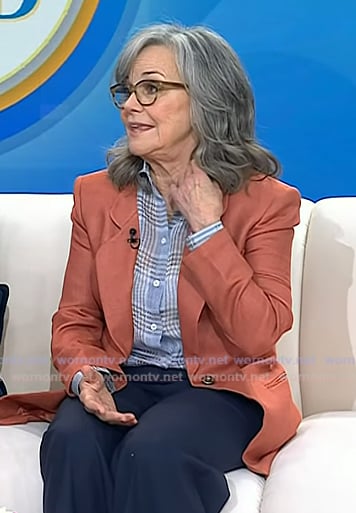 Sally Field's orane blazer on Today