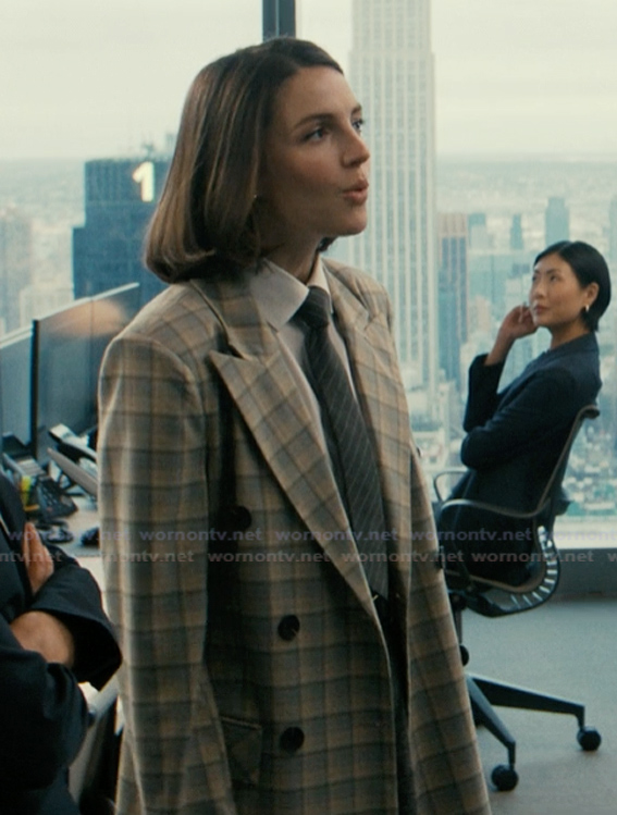 AJ's plaid blazer on Not Suitable For Work