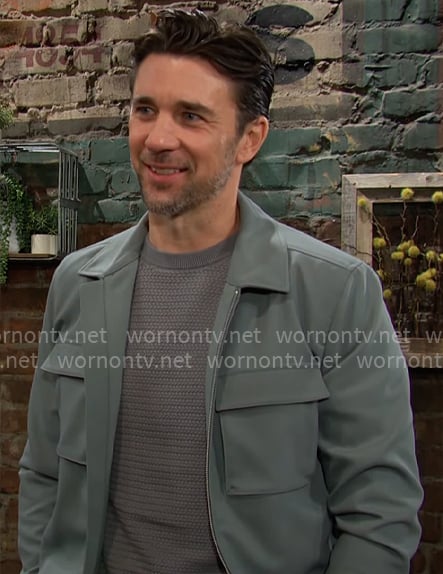 Cane's green jacket on The Young and the Restless