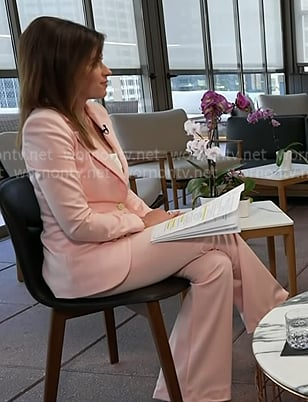 Chloe’s pink suit on Today