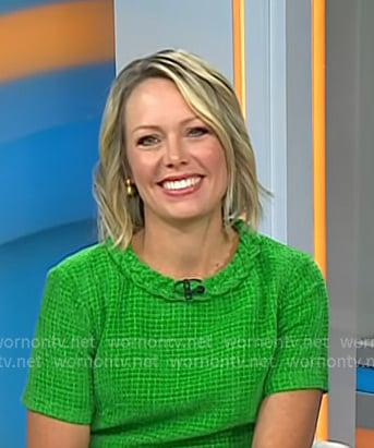Dylan's gold ball earrings on Today