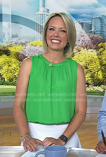 Dylan's green sleeveless top on Today