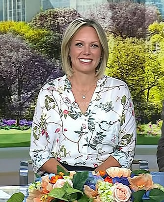 Dylan's white floral blouse on Today